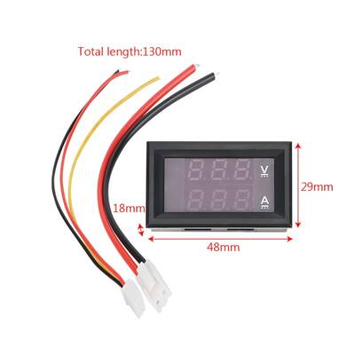 0-100V / 0-10A Dijital Voltampermetre