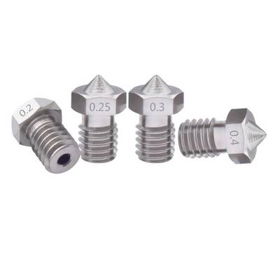 0.25mm E3D V5-V6 Çelik Nozzle - 1.75mm