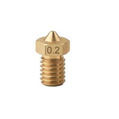 0.2mm E3D V5/V6 Pirinç Nozzle - 1.75mm