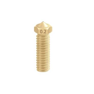 0.2mm E3D Volcano Pirinç Nozzle - 1.75mm - Sidewinder X1