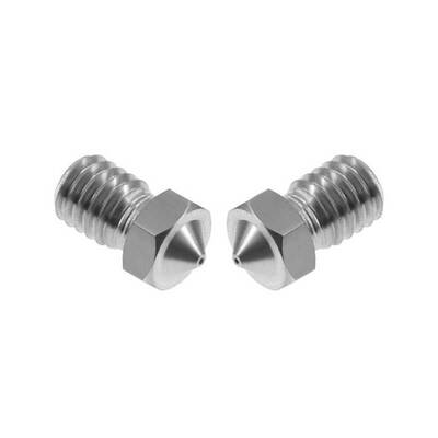 0.35mm E3D V5-V6 Çelik Nozzle - 1.75mm