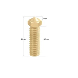 0.3mm E3D Volcano Pirinç Nozzle - 1.75mm - Sidewinder X1 - Thumbnail