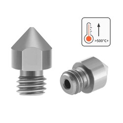 0.3mm MK8 Titanyum Alaşımlı Nozzle - Creality Uyumlu - Thumbnail