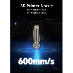 0.4mm Elegoo Neptune 4 Plus / Neptune 4 Max Zirkonyum Nozzle - Thumbnail