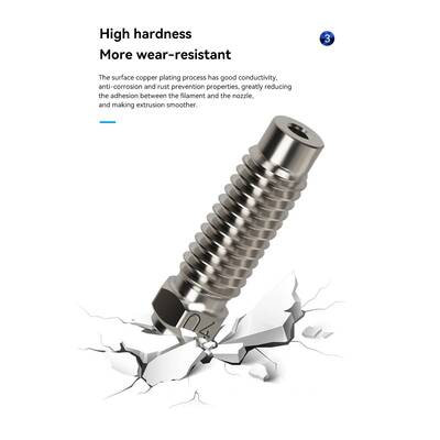 0.4mm Elegoo Neptune 4 Plus / Neptune 4 Max Zirkonyum Nozzle