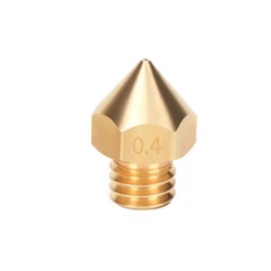 0.4mm Mk8 Pirinç Nozzle - Geniş Kafalı (M8) - Creality Uyumlu - Thumbnail