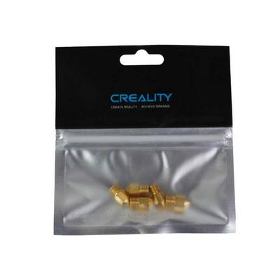 0.4mm Mk8 Pirinç Nozzle- Orijinal Creality - 5 Adet - Ender Uyumlu