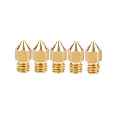 0.4mm Mk8 Pirinç Nozzle- Orijinal Creality - 5 Adet - Ender Uyumlu