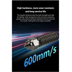 0.4mm Sertleştirilmiş Çelik Creality K1, K1 Max, CR-M4 Nozzle - Thumbnail