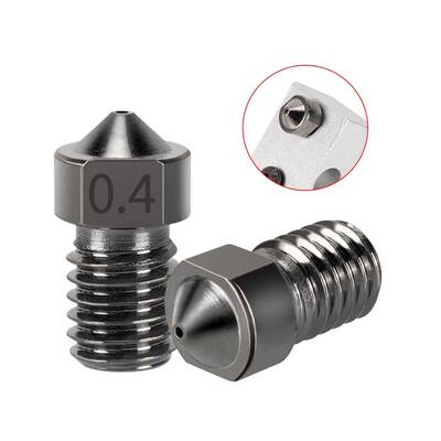 0.4mm Sertleştirilmiş Çelik E3D V5-V6 Nozzle - 1.75mm