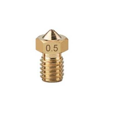 0.5mm E3D V5/V6 Pirinç Nozzle - 1.75mm