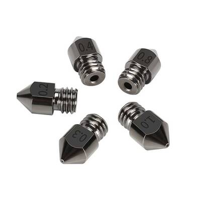 0.5mm Sertleştirilmiş Çelik MK8 Nozzle - 1.75mm - Creality Uyumlu