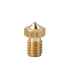 0.6mm E3D V5/V6 Pirinç Nozzle - 1.75mm - Thumbnail