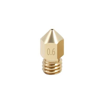0.6mm Mk8 Yassı Pirinç Nozzle