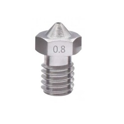 0.8mm E3D V5-V6 Çelik Nozzle - 1.75mm - Thumbnail