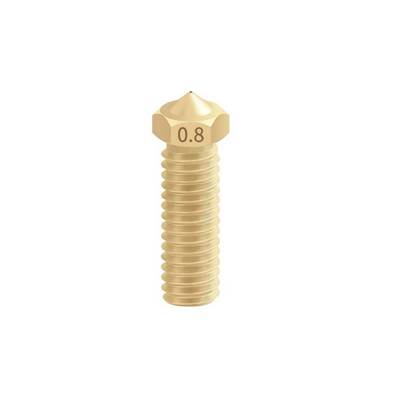0.8mm E3D Volcano Pirinç Nozzle - 1.75mm - Sidewinder X1