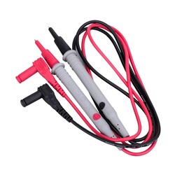 Robo90 - 1 Çift İğne Uç Dijital Multimetre Ölçü Aleti Kablosu Entegre Probu - 10A