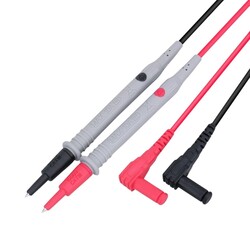 1 Çift İğne Uç Dijital Multimetre Ölçü Aleti Kablosu Entegre Probu - 10A - Thumbnail