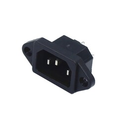 Robo90 - 10A 250VAC Kulaklı Power Soket - Erkek
