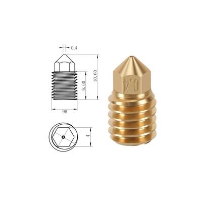 1.0mm Bambu Lab X1-P1P Pirinç Nozzle