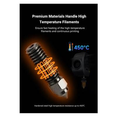1.0mm Sertleştirilmiş Çelik Creality K1 - K1 Max - CR-M4 Nozzle