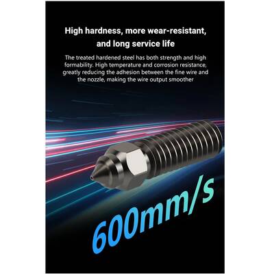 1.0mm Sertleştirilmiş Çelik Creality K1 - K1 Max - CR-M4 Nozzle
