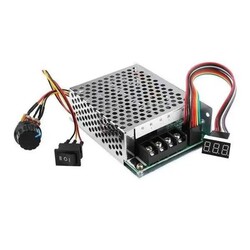 Robo90 - 10V-55V 40A PWM Fırçalı DC Motor Sürücü - CW CCW Ters Haraket Anahtarlı ve LED Ekranlı