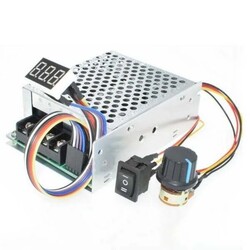 10V-55V 40A PWM Fırçalı DC Motor Sürücü - CW CCW Ters Haraket Anahtarlı ve LED Ekranlı - Thumbnail