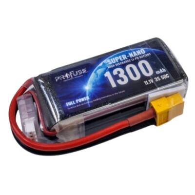 11.1V 3S 1300mAh Lipo Batarya - 50C