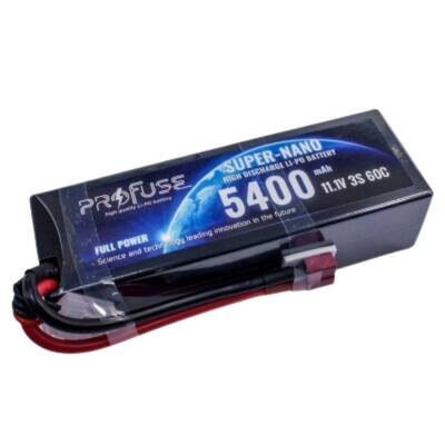 11.1V 3S 5400mAh Lipo Batarya - 60C - Kutulu
