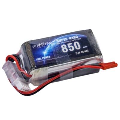 11.1V 3S 850mAh Lipo Batarya - 40C