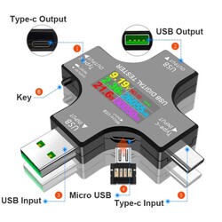 12 in 1 USB Dijital Tester - Thumbnail