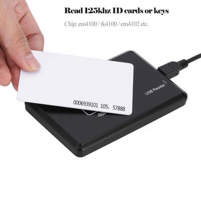 125 Khz RFID USB Kart/Etiket Okuyucu Cihaz