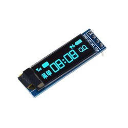 128x32 Oled Lcd Ekran 0.91 inch - Mavi - Thumbnail