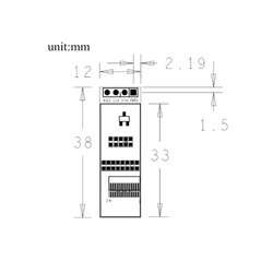 128x32 Oled Lcd Ekran 0.91 inch - Mavi - Thumbnail