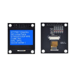Robo90 - 128x64 -03A LCD Ekran Modülü - Mavi