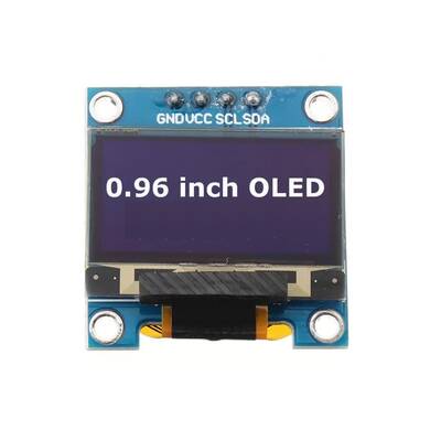128x64 Oled Lcd Ekran 0.96 inch - Beyaz