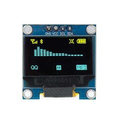 128x64 Oled Lcd Ekran 0.96 inch - Mavi-Sarı - Thumbnail