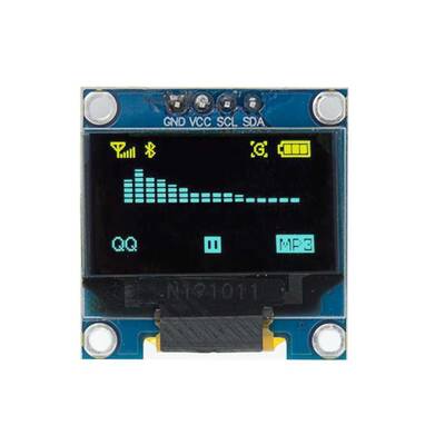 128x64 Oled Lcd Ekran 0.96 inch - Mavi-Sarı