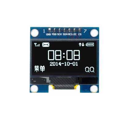 128x64 Oled Lcd Ekran 1.3 inch - Beyaz - SPI