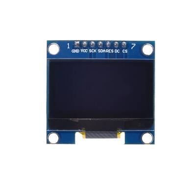 128x64 Oled Lcd Ekran 1.3 inch - Beyaz - SPI