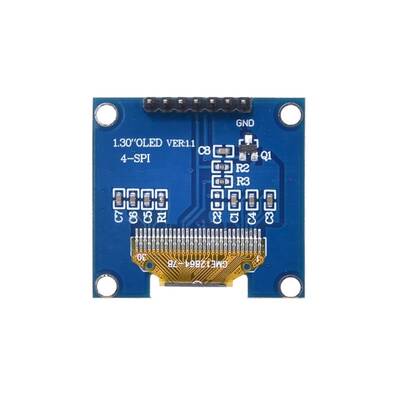 128x64 Oled Lcd Ekran 1.3 inch - Beyaz - SPI