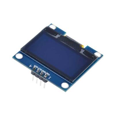 128x64 Oled LCD Ekran 1.3 inch - Beyaz