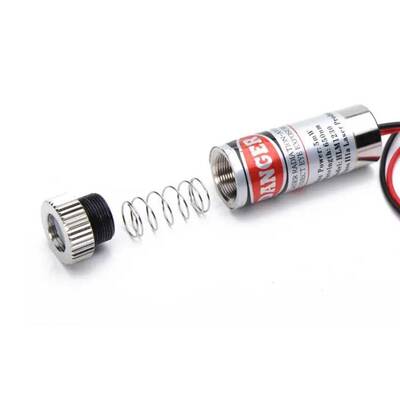 12mm 650nm 5mW Çapraz-Artı Kırmızı Lazer - 5V