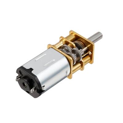 12V 12mm 200 RPM Redüktörlü N20 Mikro DC Motor