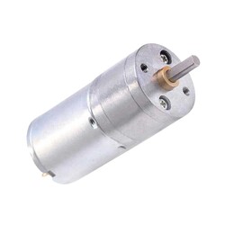 Robo90 - 12V 25mm 1360 RPM Redüktörlü DC Motor