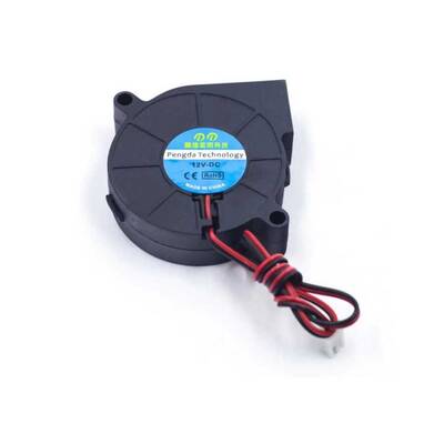 12V Salyangoz Fan - 60x60x15mm - 3D Yazıcı Uyumlu