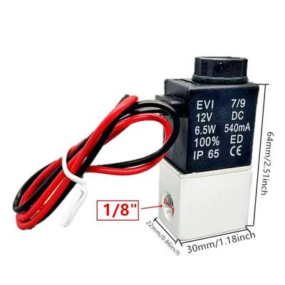 12V Solenoid Valf - 2V025-08