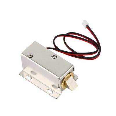 12V Solenoidli Kilit Mandalı - 53x38x28mm