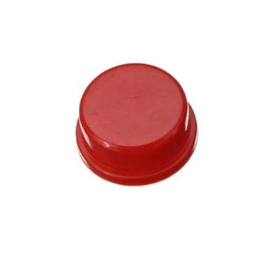 12x12x7.3mm Tact-Push Buton Kapağı - Kırmızı